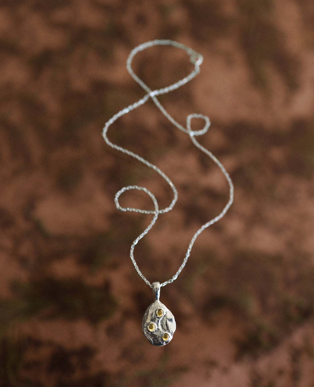CELESTIAL SPORES // pendentif en argent - ORA-C jewelry - bijoux faits à la main par Caroline Pham, designer indépendante basée à Montréal