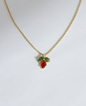 EAT MY BERRIES // pendentif d'été - ORA-C jewelry - bijoux faits à la main par Caroline Pham, designer indépendante basée à Montréal