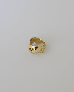 NEBULA // bague en or - ORA-C jewelry - bijoux faits à la main par Caroline Pham, designer indépendante basée à Montréal