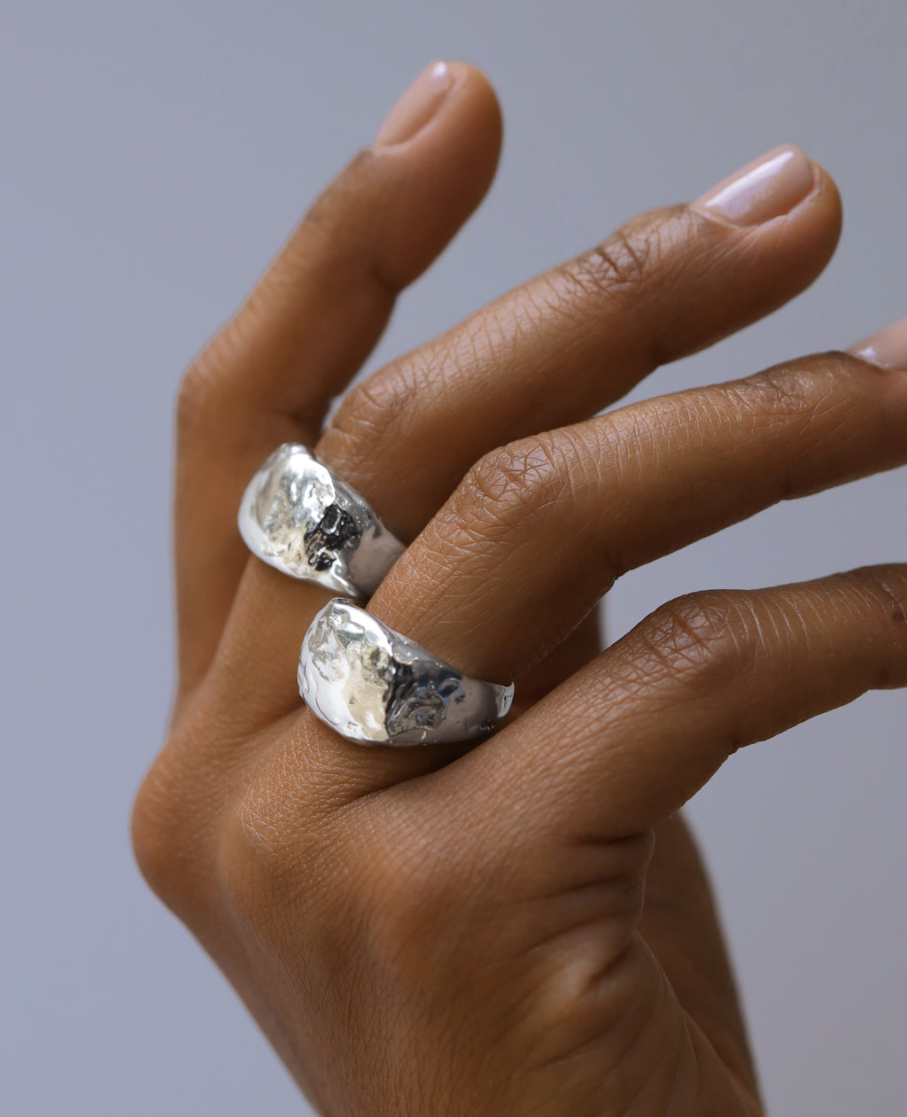 BOULDER SIGNET // bague en argent - ORA-C jewelry - bijoux faits à la main par la designer indépendante montréalaise Caroline Pham
