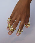 BOUCLE DE DOIGTS // bague manchette dorée - ORA-C jewelry - bijoux faits à la main par Caroline Pham, designer indépendante basée à Montréal