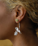 MAGNOLIA DRIP // boucles d'oreilles en argent - ORA-C jewelry - bijoux faits à la main par Caroline Pham, designer indépendante basée à Montréal