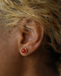 MAGNOLIA STUD // boucles d'oreilles en or - ORA-C jewelry - bijoux faits à la main par Caroline Pham, designer indépendante basée à Montréal