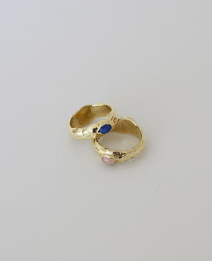GEMINI // bague en laiton - ORA-C jewelry - bijoux faits à la main par Caroline Pham, designer indépendante basée à Montréal