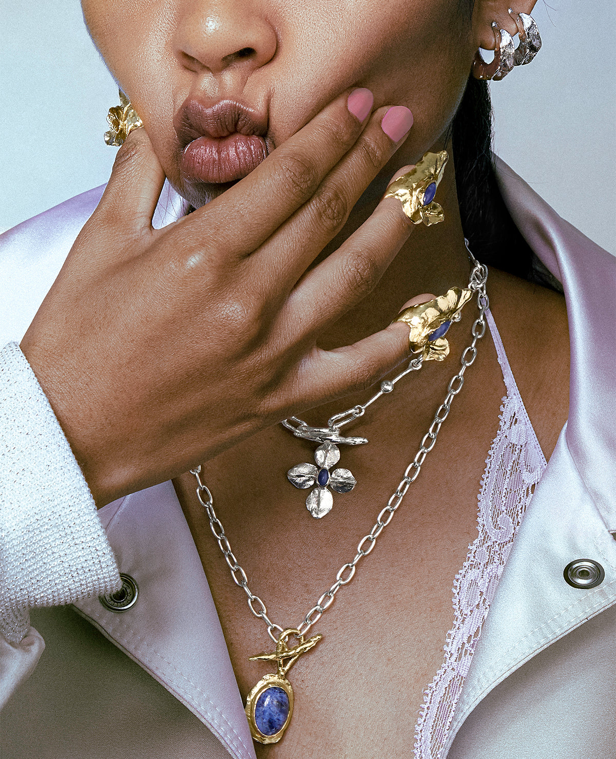 ORCHIS CLAW // doré bague pour ongles - Bijoux ORA-C - bijoux faits main par Caroline Pham, designer indépendante basée à Montréal