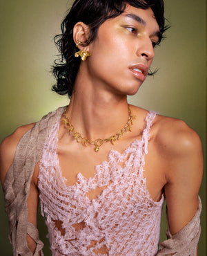 GERMINATI // boucles d'oreilles en argent - bijoux ORA-C - bijoux faits à la main par la designer indépendante montréalaise Caroline Pham