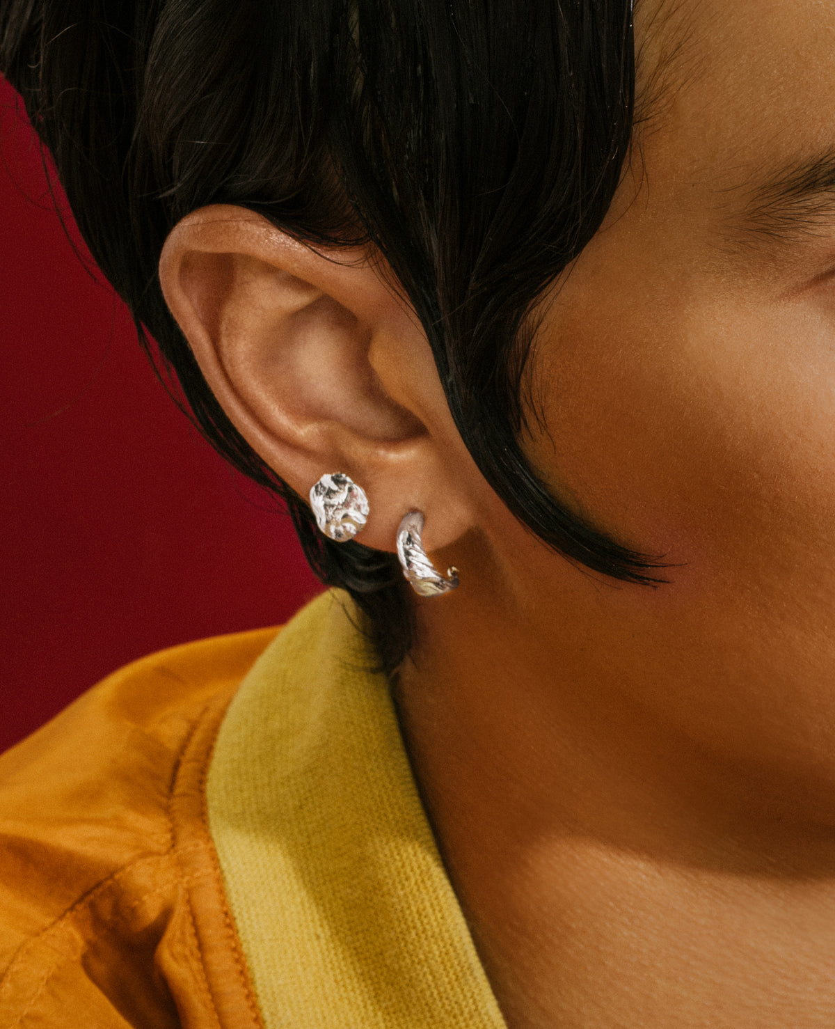 PAM // or massif - bijoux ORA-C - bijoux faits main par la designer indépendante Caroline Pham, basée à Montréal.