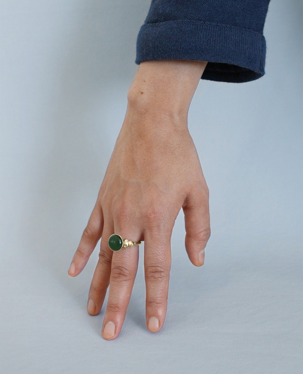 SOLARI // bague en or - ORA-C jewelry - bijoux faits à la main par Caroline Pham, designer indépendante basée à Montréal