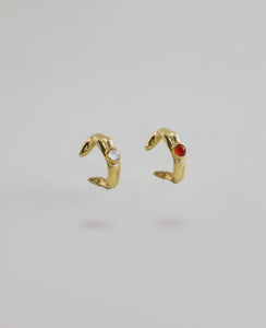 CAPRI THORNS // golden oreillette - ORA-C jewelry - bijoux artisanaux de la designer indépendante montréalaise Caroline Pham