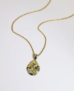 CELESTIAL SPORES // pendentif en argent - ORA-C jewelry - bijoux faits à la main par Caroline Pham, designer indépendante basée à Montréal