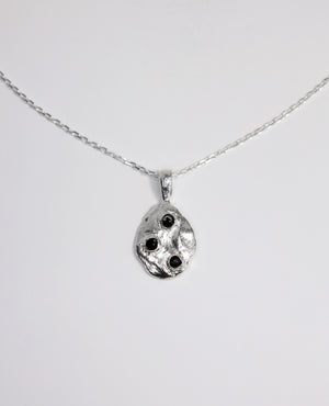 CELESTIAL SPORES // pendentif en argent - ORA-C jewelry - bijoux faits à la main par Caroline Pham, designer indépendante basée à Montréal