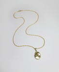 BLOCAGE DES DOIGTS // pendentif doré - ORA-C jewelry - bijoux faits à la main par Caroline Pham, designer indépendante basée à Montréal