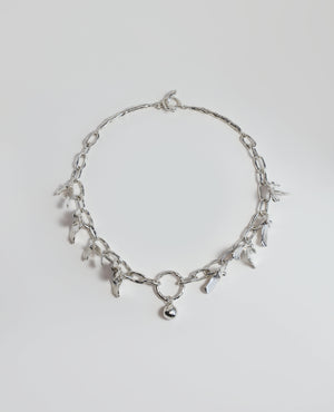 COLLIER FLORALIS // collier en argent - ORA-C jewelry - bijoux faits à la main par la designer indépendante montréalaise Caroline Pham