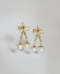 PRICKLY TRILLIUM // boucles d'oreilles en or - ORA-C jewelry - bijoux faits à la main par Caroline Pham, designer indépendante basée à Montréal
