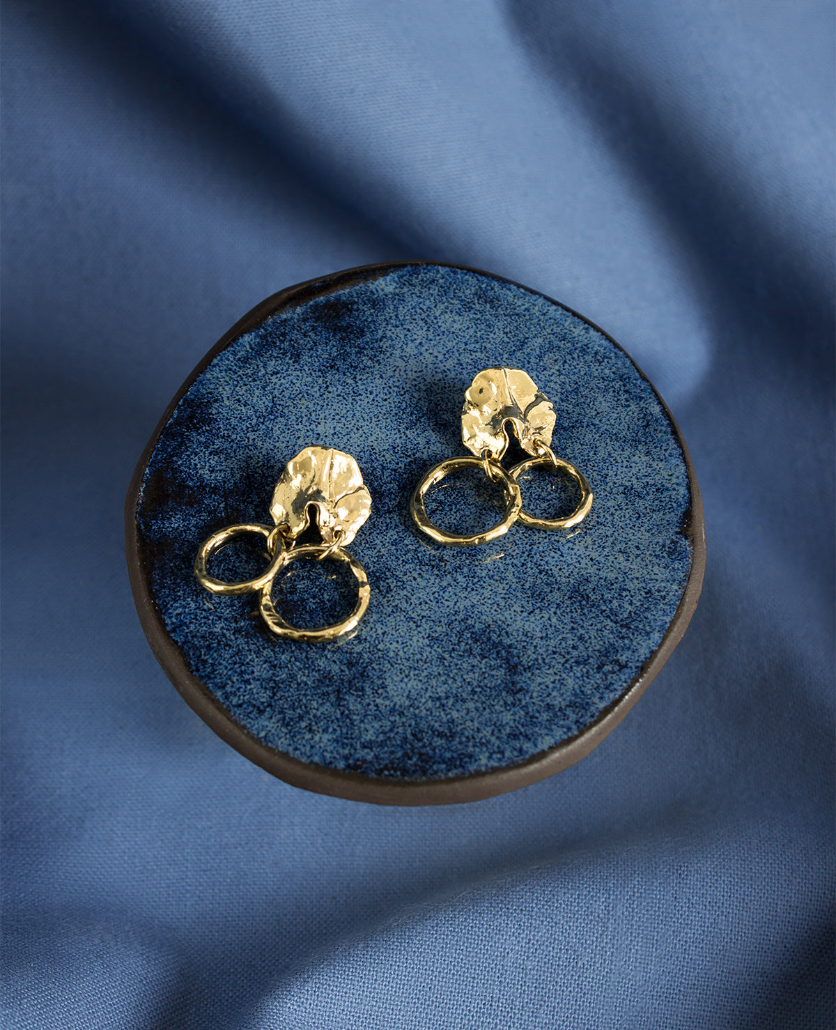 GINETTE // laiton - bijoux ORA-C - bijoux faits à la main par la designer indépendante montréalaise Caroline Pham