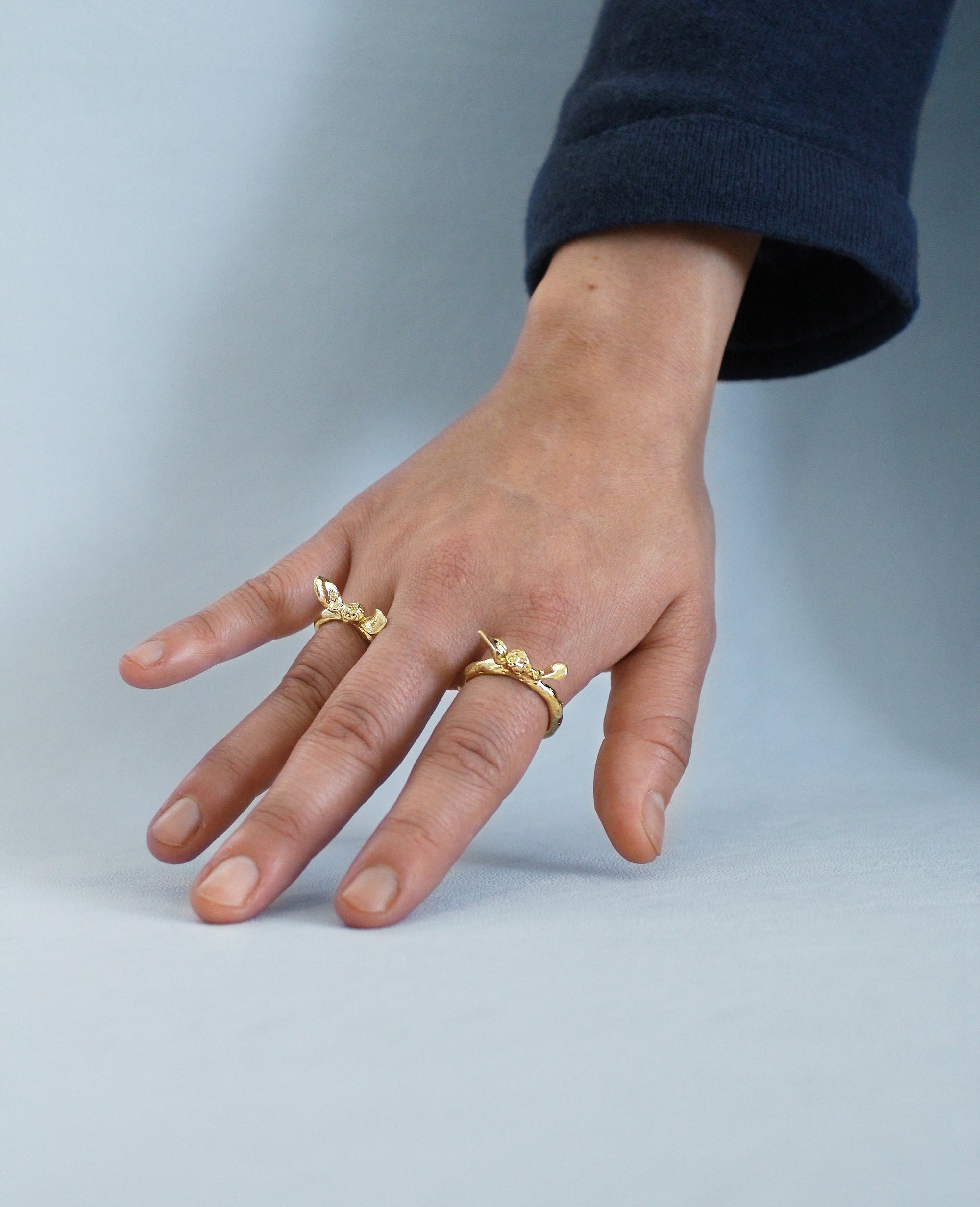 BOW WEE // bague en or - ORA-C jewelry - bijoux faits à la main par Caroline Pham, designer indépendante basée à Montréal